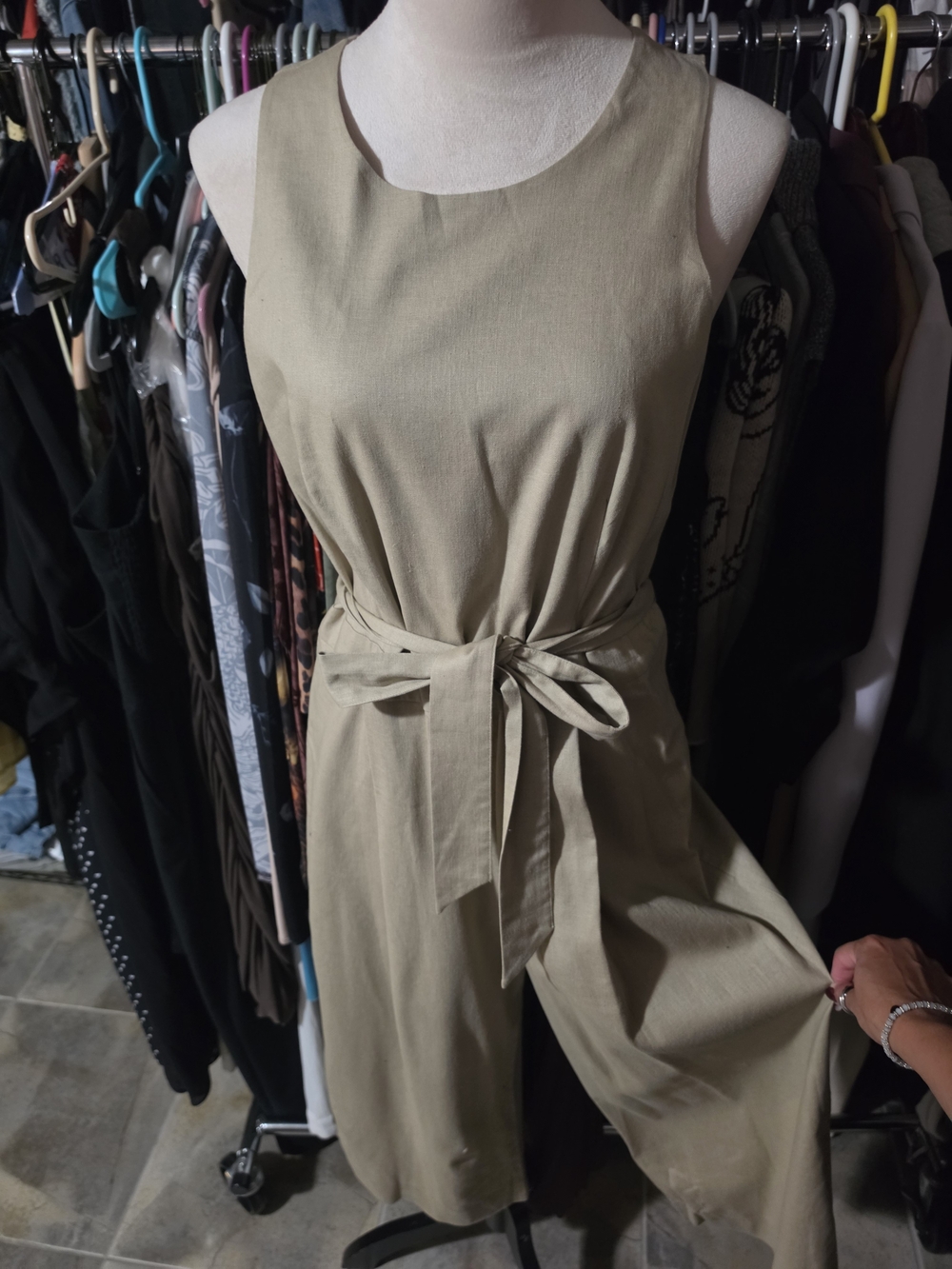 Banana Republic  Tan jumpsuit